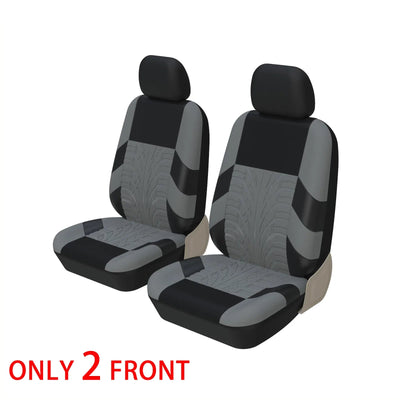 Car Seat Covers Full Set Front Split Rear Bench For Car Universal Cloth SUV Sedan Van Automotive Interior Covers - Maxx accessoires auto