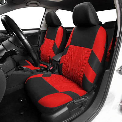 Car Seat Covers Full Set Front Split Rear Bench For Car Universal Cloth SUV Sedan Van Automotive Interior Covers - Maxx accessoires auto