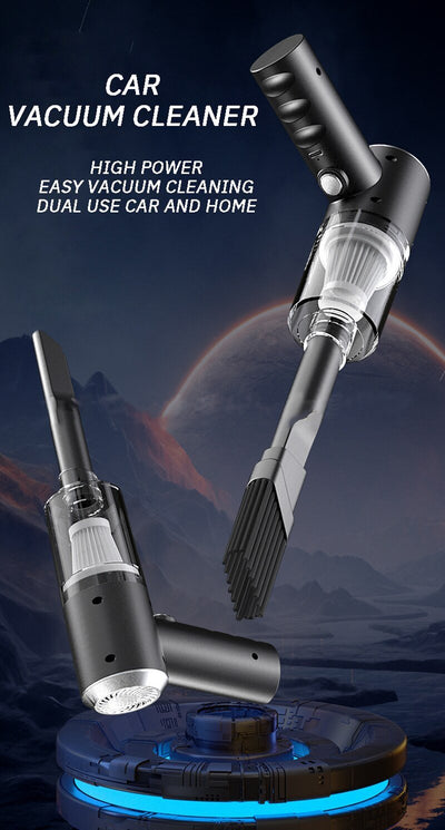 Car Vacuum Cleaner Strong Suction Powerful Mini Cleaning Machines Portable Wireless Handheld Air Blowers Household Appliances - Maxx accessoires auto