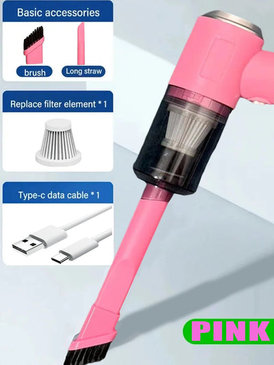 Car Vacuum Cleaner Strong Suction Powerful Mini Cleaning Machines Portable Wireless Handheld Air Blowers Household Appliances - Maxx accessoires auto