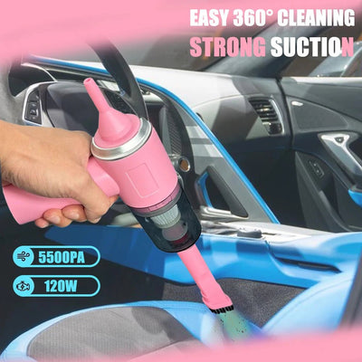 Car Vacuum Cleaner Strong Suction Powerful Mini Cleaning Machines Portable Wireless Handheld Air Blowers Household Appliances - Maxx accessoires auto
