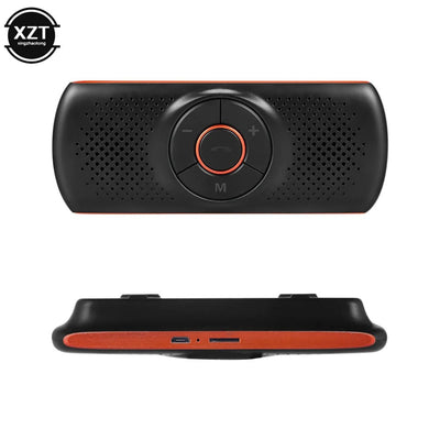 Car Wireless Bluetooth Kit Handsfree Speakerphone Sun Visor Phone Speaker Auto Bluetooth Music Player Audio Receiver Accessories - Maxx accessoires auto