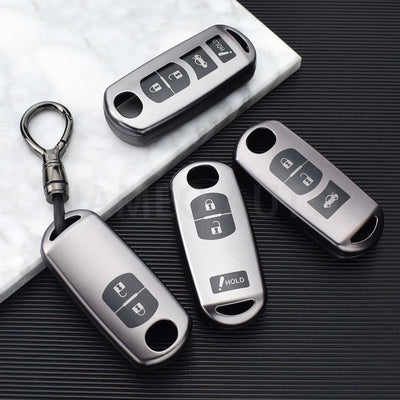 For Mazda 2 3 5 6 BL BM GJ Atenza Axela Demio CX - 3 CX3 CX - 5 CX5 CX7 CX - 9 CX8 TPU Car Key Case Cover 2 3 4 Buttons - Maxx accessoires auto