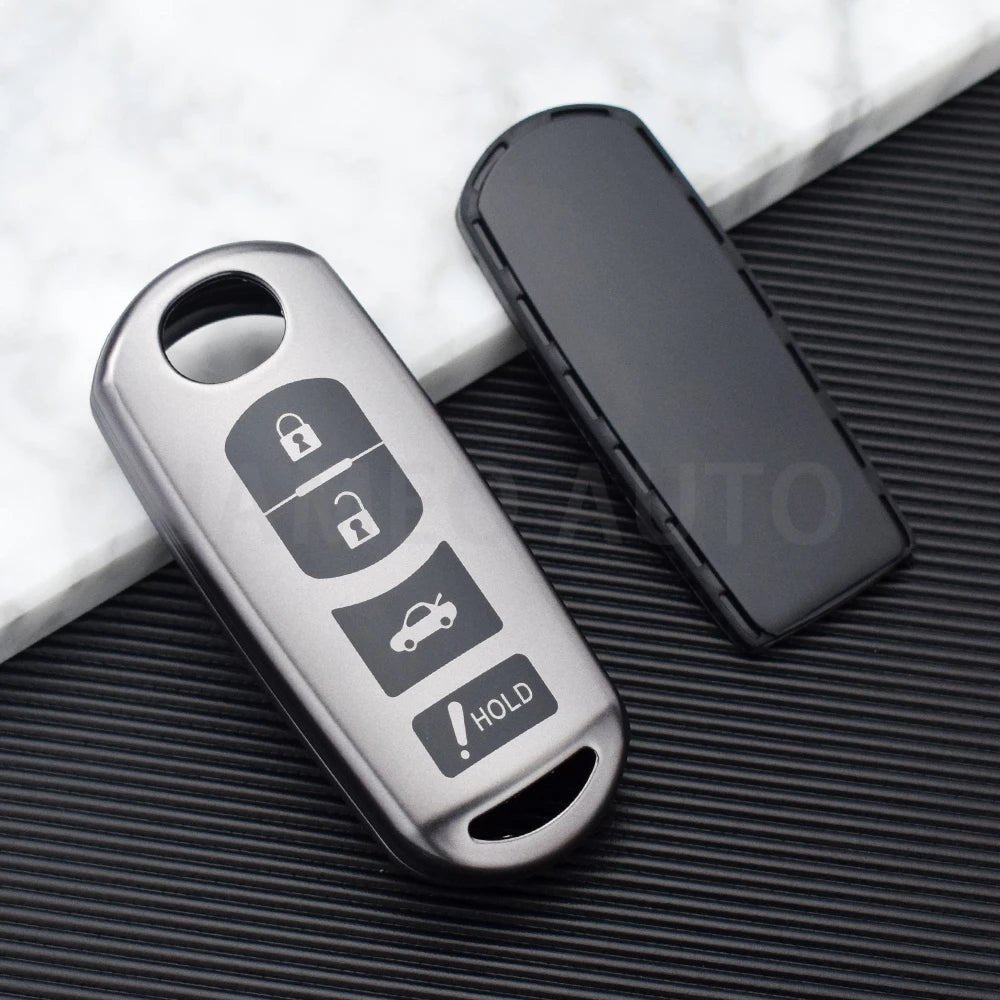 For Mazda 2 3 5 6 BL BM GJ Atenza Axela Demio CX - 3 CX3 CX - 5 CX5 CX7 CX - 9 CX8 TPU Car Key Case Cover 2 3 4 Buttons - Maxx accessoires auto