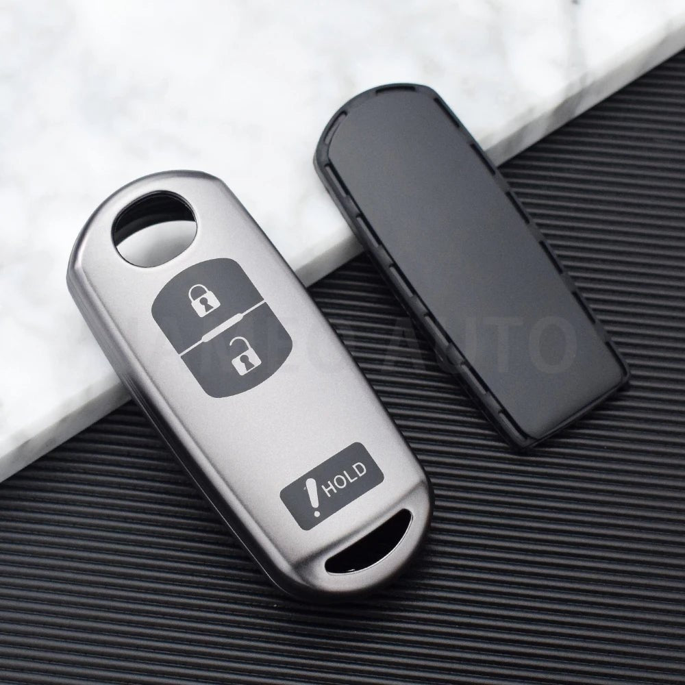 For Mazda 2 3 5 6 BL BM GJ Atenza Axela Demio CX - 3 CX3 CX - 5 CX5 CX7 CX - 9 CX8 TPU Car Key Case Cover 2 3 4 Buttons - Maxx accessoires auto