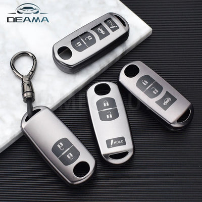 For Mazda 2 3 5 6 BL BM GJ Atenza Axela Demio CX - 3 CX3 CX - 5 CX5 CX7 CX - 9 CX8 TPU Car Key Case Cover 2 3 4 Buttons - Maxx accessoires auto