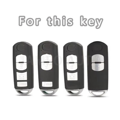For Mazda 2 3 5 6 BL BM GJ Atenza Axela Demio CX - 3 CX3 CX - 5 CX5 CX7 CX - 9 CX8 TPU Car Key Case Cover 2 3 4 Buttons - Maxx accessoires auto