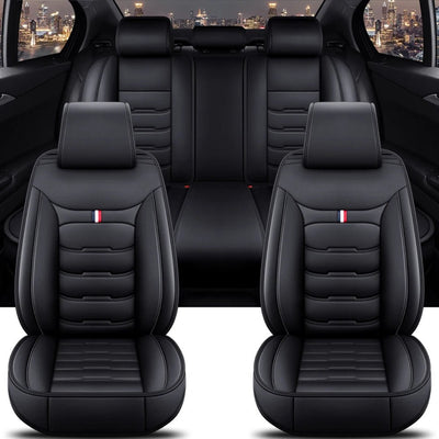 Full Coverage Universal Pu Leather Car Seat Covers for Buick Enclave Cascada Encore Lacrosse Excelle Regal TourX Car Accessories - Maxx accessoires auto
