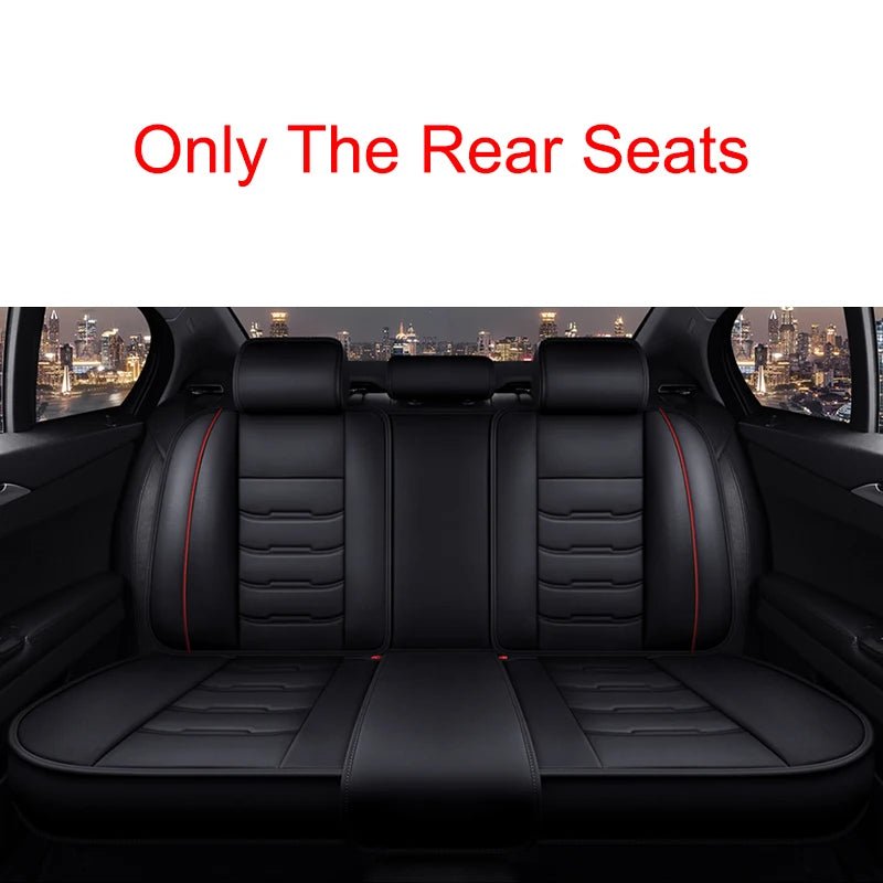 Full Coverage Universal Pu Leather Car Seat Covers for Buick Enclave Cascada Encore Lacrosse Excelle Regal TourX Car Accessories - Maxx accessoires auto