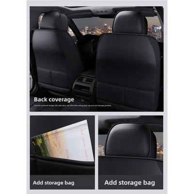 Full Coverage Universal Pu Leather Car Seat Covers for Buick Enclave Cascada Encore Lacrosse Excelle Regal TourX Car Accessories - Maxx accessoires auto