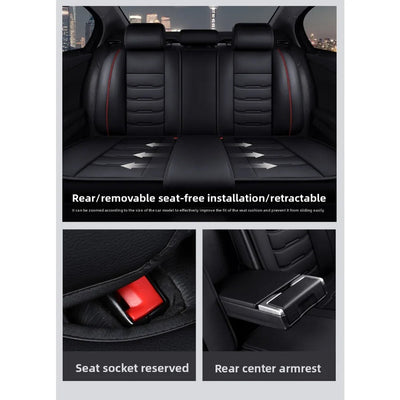 Full Coverage Universal Pu Leather Car Seat Covers for Buick Enclave Cascada Encore Lacrosse Excelle Regal TourX Car Accessories - Maxx accessoires auto