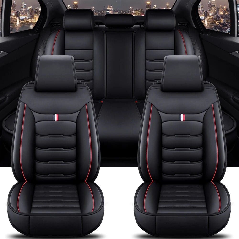 Full Coverage Universal Pu Leather Car Seat Covers for Buick Enclave Cascada Encore Lacrosse Excelle Regal TourX Car Accessories - Maxx accessoires auto