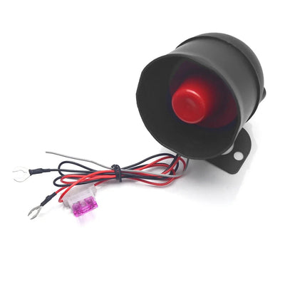 Horn Alarm Portable Universal 12V Vehicle Burglar Alarm Security Protection Auto Car Alarm System 2 Remote Control Auto Burglar - Maxx accessoires auto
