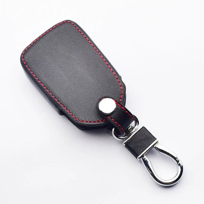 Leather Car Key Cover For Isuzu X Series DMAX D - Max X - Terrain Pickup 2020 2021 2022 MU - X LS - T Smart Remote Case Auto Accessories - Maxx accessoires auto