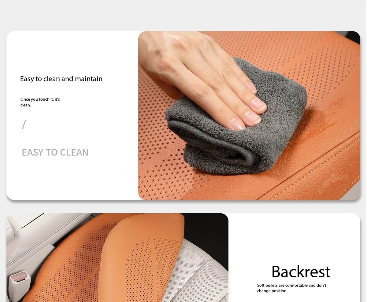 Leather Car Seat Cover, Luxury Breathable Front Seat Protector Cushion For Lexus NX GS RX IS ES GX LX RC 200 250 350 LS 450H - Maxx accessoires auto