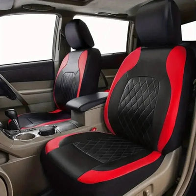Luxury PU Leather Car Seat Cover Set Full Coverage Anti - Scratch Fits Sedan/SUV/Truck Universal Protection Easy Installati amagi - Maxx accessoires auto