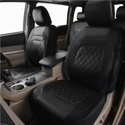 Luxury PU Leather Car Seat Cover Set Full Coverage Anti - Scratch Fits Sedan/SUV/Truck Universal Protection Easy Installati amagi - Maxx accessoires auto