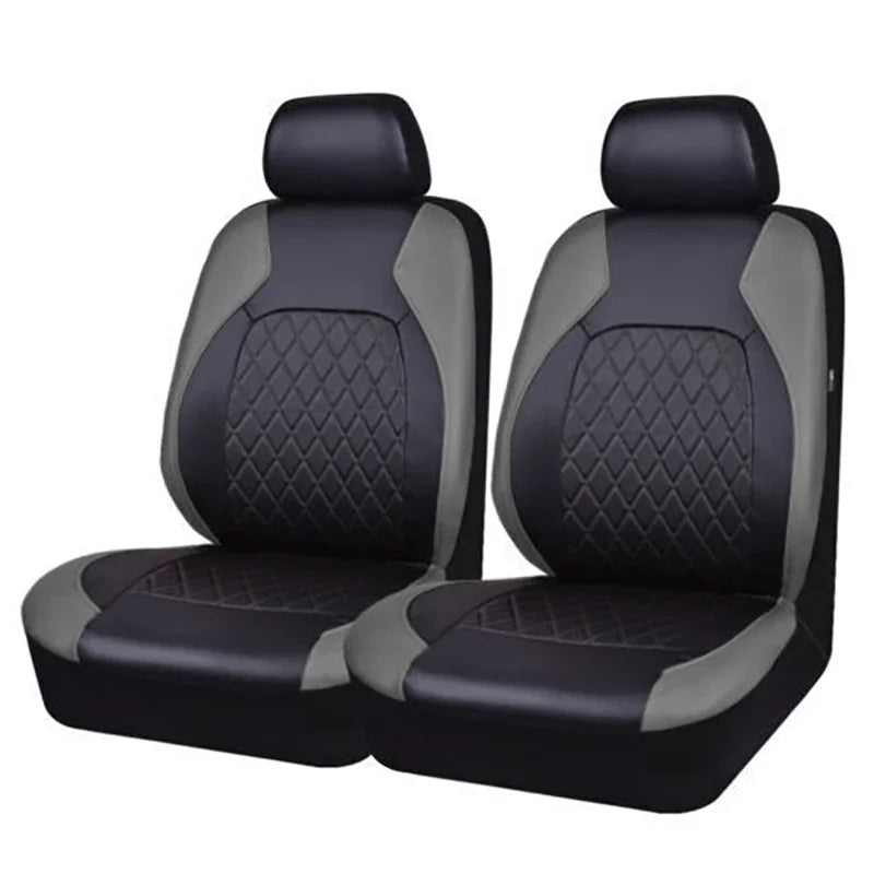 Luxury PU Leather Car Seat Cover Set Full Coverage Anti - Scratch Fits Sedan/SUV/Truck Universal Protection Easy Installati amagi - Maxx accessoires auto