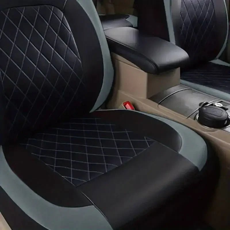 Luxury PU Leather Car Seat Cover Set Full Coverage Anti - Scratch Fits Sedan/SUV/Truck Universal Protection Easy Installati amagi - Maxx accessoires auto