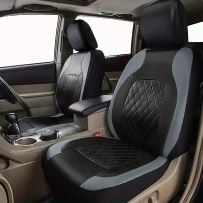 Luxury PU Leather Car Seat Cover Set Full Coverage Anti - Scratch Fits Sedan/SUV/Truck Universal Protection Easy Installati amagi - Maxx accessoires auto