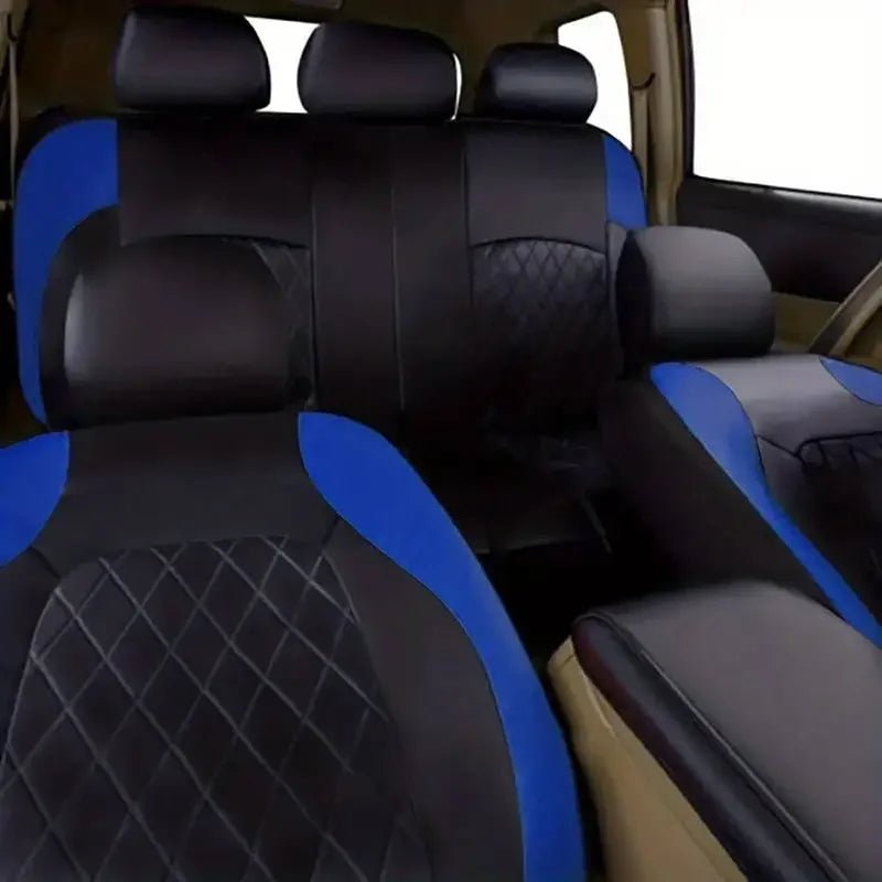 Luxury PU Leather Car Seat Cover Set Full Coverage Anti - Scratch Fits Sedan/SUV/Truck Universal Protection Easy Installati amagi - Maxx accessoires auto