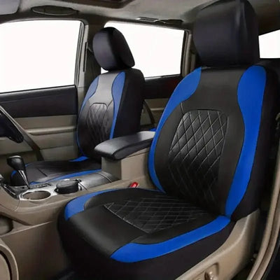 Luxury PU Leather Car Seat Cover Set Full Coverage Anti - Scratch Fits Sedan/SUV/Truck Universal Protection Easy Installati amagi - Maxx accessoires auto