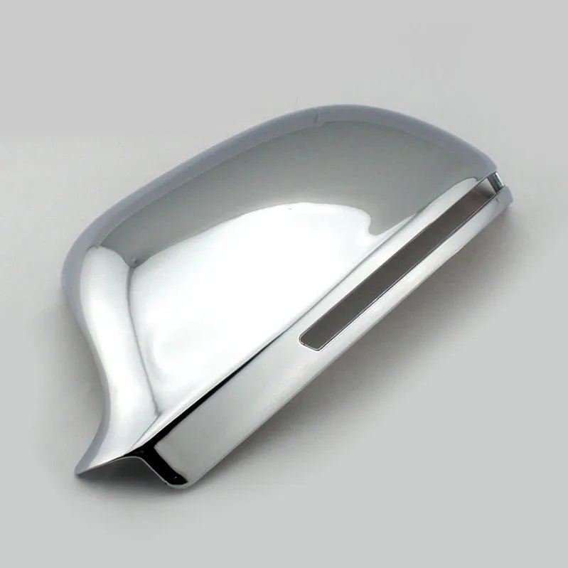 Matt Chrome Side Mirror Cover Bead Chrome Silver Wing Mirror Caps for Audi A3 S3 A4 S4 A5 S5 A6 s6 RS6 Q3 RSQ3 2008 - 2011 - Maxx accessoires auto