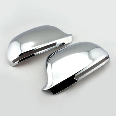 Matt Chrome Side Mirror Cover Bead Chrome Silver Wing Mirror Caps for Audi A3 S3 A4 S4 A5 S5 A6 s6 RS6 Q3 RSQ3 2008 - 2011 - Maxx accessoires auto