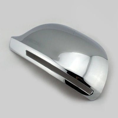 Matt Chrome Side Mirror Cover Bead Chrome Silver Wing Mirror Caps for Audi A3 S3 A4 S4 A5 S5 A6 s6 RS6 Q3 RSQ3 2008 - 2011 - Maxx accessoires auto