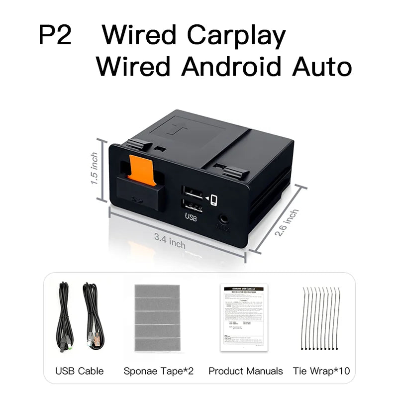 New Upgrade CarPlay Android Auto USB Hub Adapter for Mazda 2 3 6 CX3 CX5 CX8 CX9 MX5 miata TK78669U0C Retrofit Kit 00008FZ34 - Maxx accessoires auto