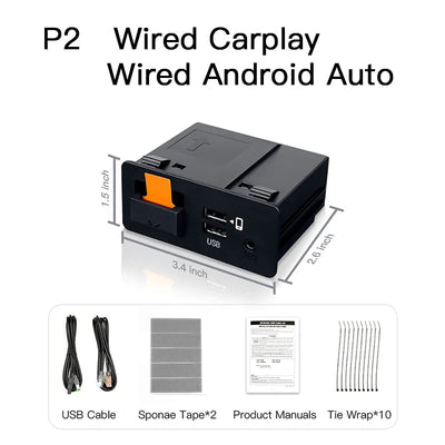 New Upgrade CarPlay Android Auto USB Hub Adapter for Mazda 2 3 6 CX3 CX5 CX8 CX9 MX5 miata TK78669U0C Retrofit Kit 00008FZ34 - Maxx accessoires auto