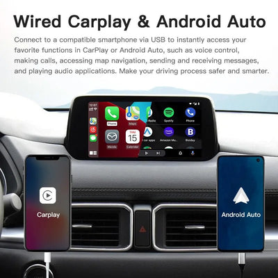 New Upgrade CarPlay Android Auto USB Hub Adapter for Mazda 2 3 6 CX3 CX5 CX8 CX9 MX5 miata TK78669U0C Retrofit Kit 00008FZ34 - Maxx accessoires auto