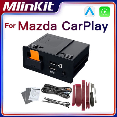 New Upgrade CarPlay Android Auto USB Hub Adapter for Mazda 2 3 6 CX3 CX5 CX8 CX9 MX5 miata TK78669U0C Retrofit Kit 00008FZ34 - Maxx accessoires auto