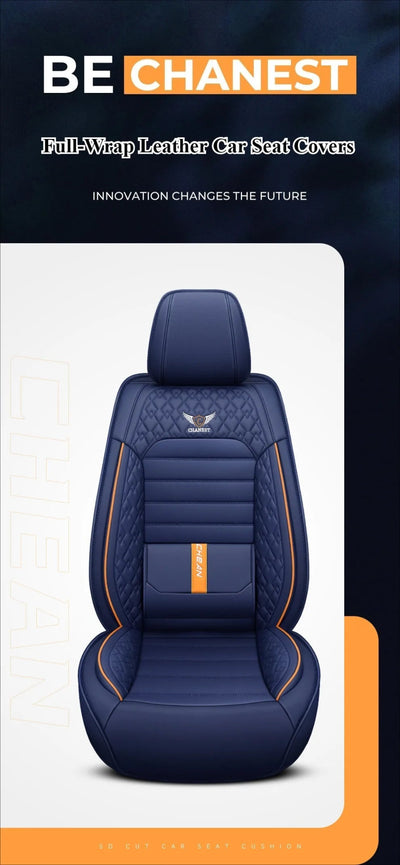 Ultra - Comfy & Durable Full - Wrap Leather Car Seat Covers – Premium Craftsmanship, All - Season, Universal Fit for Most Vehicles - Maxx accessoires auto