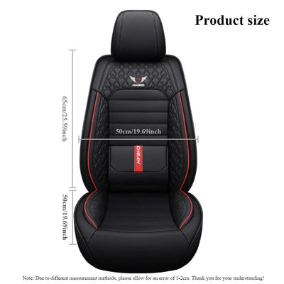 Ultra - Comfy & Durable Full - Wrap Leather Car Seat Covers – Premium Craftsmanship, All - Season, Universal Fit for Most Vehicles - Maxx accessoires auto