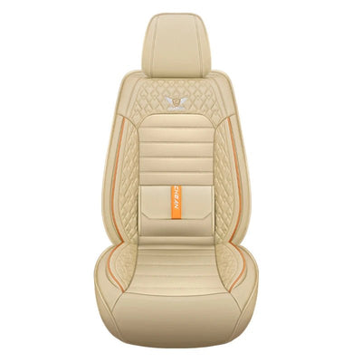 Ultra - Comfy & Durable Full - Wrap Leather Car Seat Covers – Premium Craftsmanship, All - Season, Universal Fit for Most Vehicles - Maxx accessoires auto