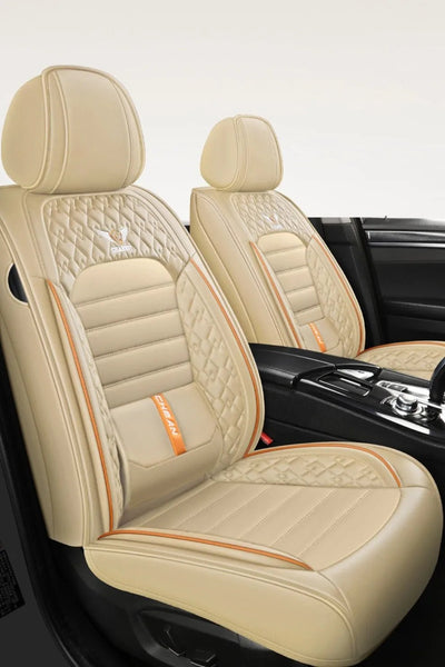 Ultra - Comfy & Durable Full - Wrap Leather Car Seat Covers – Premium Craftsmanship, All - Season, Universal Fit for Most Vehicles - Maxx accessoires auto