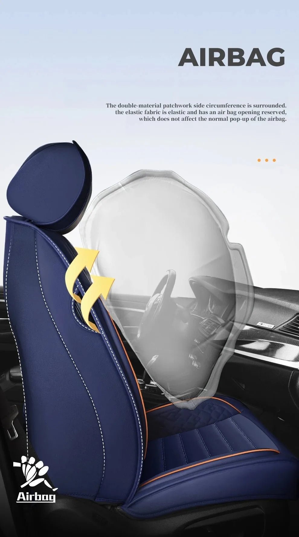 Ultra - Comfy & Durable Full - Wrap Leather Car Seat Covers – Premium Craftsmanship, All - Season, Universal Fit for Most Vehicles - Maxx accessoires auto