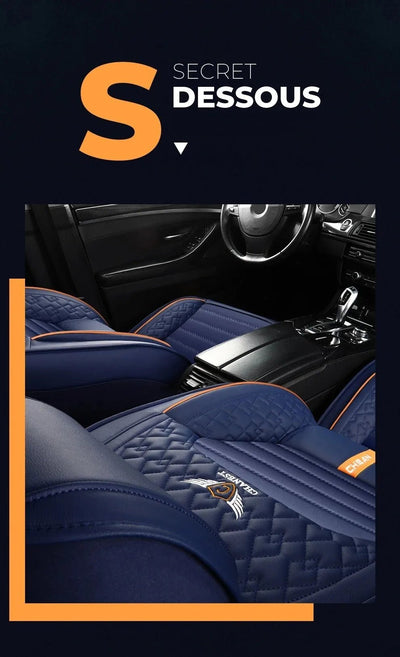 Ultra - Comfy & Durable Full - Wrap Leather Car Seat Covers – Premium Craftsmanship, All - Season, Universal Fit for Most Vehicles - Maxx accessoires auto