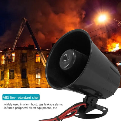 Universal 125dB Loud Warning Alarm Siren for Car Auto Motorcycle Truck 12V 24V 15W Mini speaker Loud Warning Alarm Siren - Maxx accessoires auto
