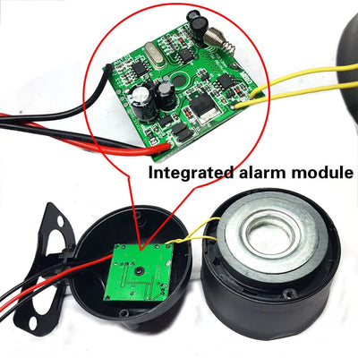 Universal Car Alarm 12V Automobile Protection System Device 7 - Levels Sensitivity Vehicle Alarm System with 2 Remote Controllers - Maxx accessoires auto