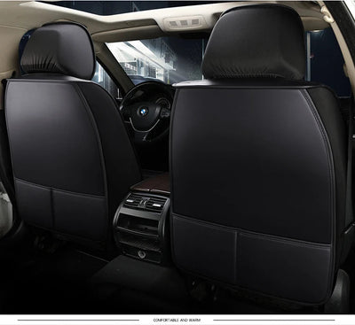 Universal Leather Car Seat Cover For Mitsubishi Eclipse Cross ASX Lancer Outlander VW Passat B8 Auto Cushion Styling Accessorie - Maxx accessoires auto