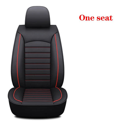 Universal Leather Car Seat Cover For Mitsubishi Eclipse Cross ASX Lancer Outlander VW Passat B8 Auto Cushion Styling Accessorie - Maxx accessoires auto