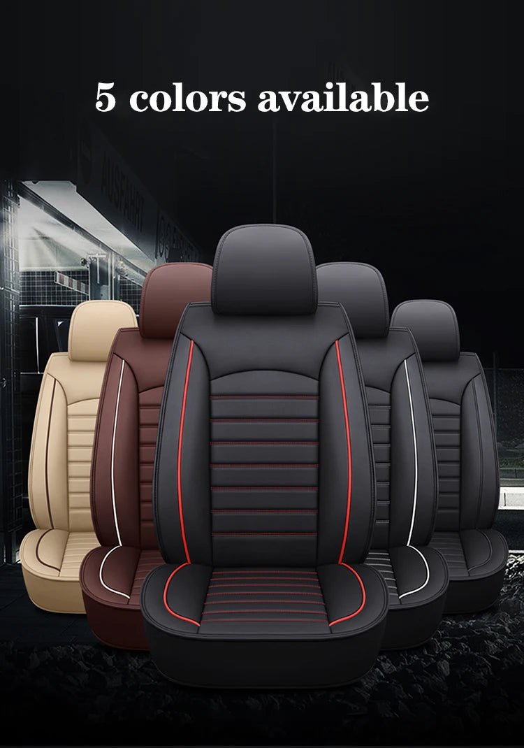 Universal Leather Car Seat Cover For Mitsubishi Eclipse Cross ASX Lancer Outlander VW Passat B8 Auto Cushion Styling Accessorie - Maxx accessoires auto