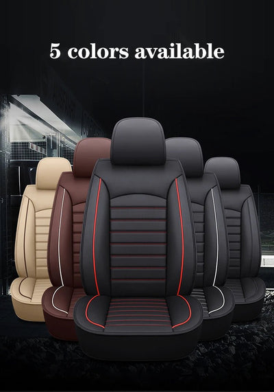 Universal Leather Car Seat Cover For Mitsubishi Eclipse Cross ASX Lancer Outlander VW Passat B8 Auto Cushion Styling Accessorie - Maxx accessoires auto
