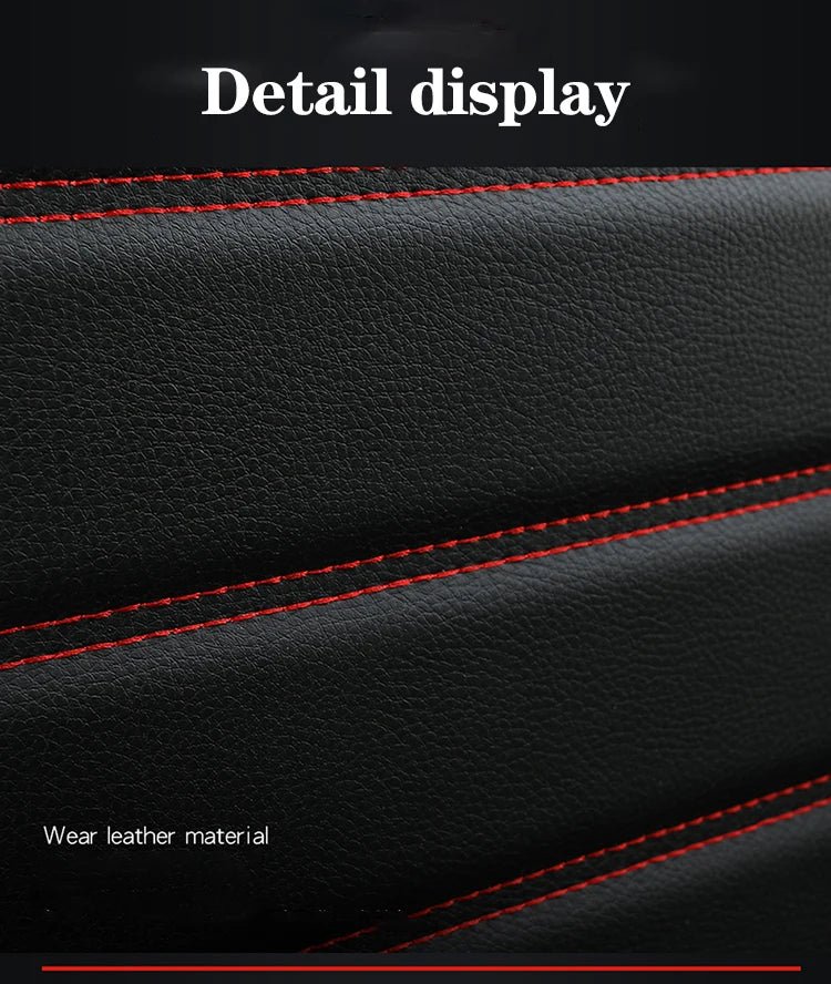 Universal Leather Car Seat Cover For Mitsubishi Eclipse Cross ASX Lancer Outlander VW Passat B8 Auto Cushion Styling Accessorie - Maxx accessoires auto