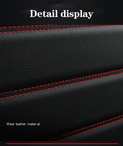 Universal Leather Car Seat Cover For Mitsubishi Eclipse Cross ASX Lancer Outlander VW Passat B8 Auto Cushion Styling Accessorie - Maxx accessoires auto