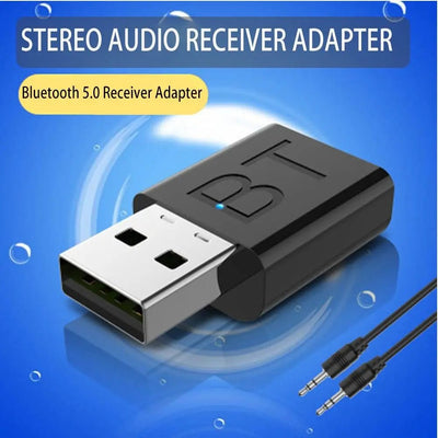 USB Power Bluetooth 5.0 Car Kit Wireless Music Stereo Audio Receiver Adapter Auto Bluetooth AUX for Car Radio MP3 PC - Maxx accessoires auto