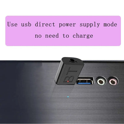 USB Power Bluetooth 5.0 Car Kit Wireless Music Stereo Audio Receiver Adapter Auto Bluetooth AUX for Car Radio MP3 PC - Maxx accessoires auto