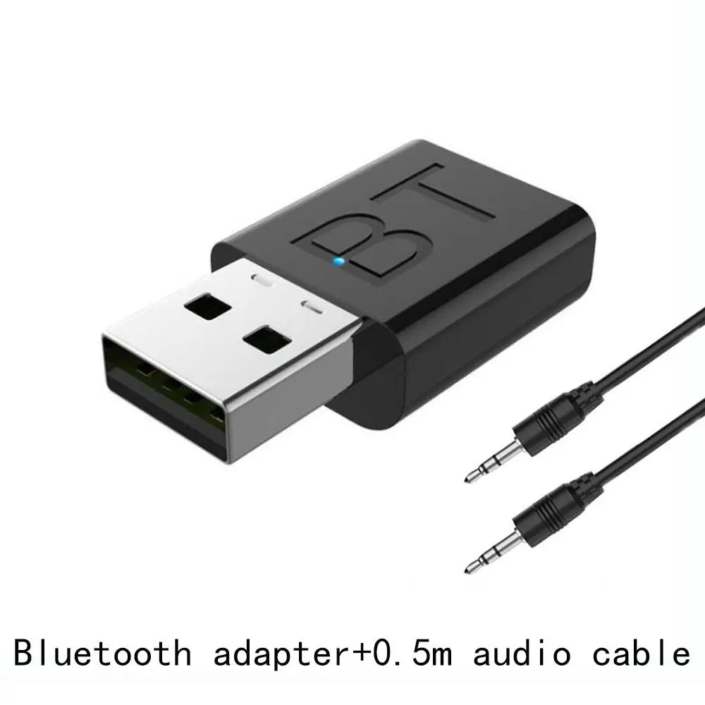 USB Power Bluetooth 5.0 Car Kit Wireless Music Stereo Audio Receiver Adapter Auto Bluetooth AUX for Car Radio MP3 PC - Maxx accessoires auto